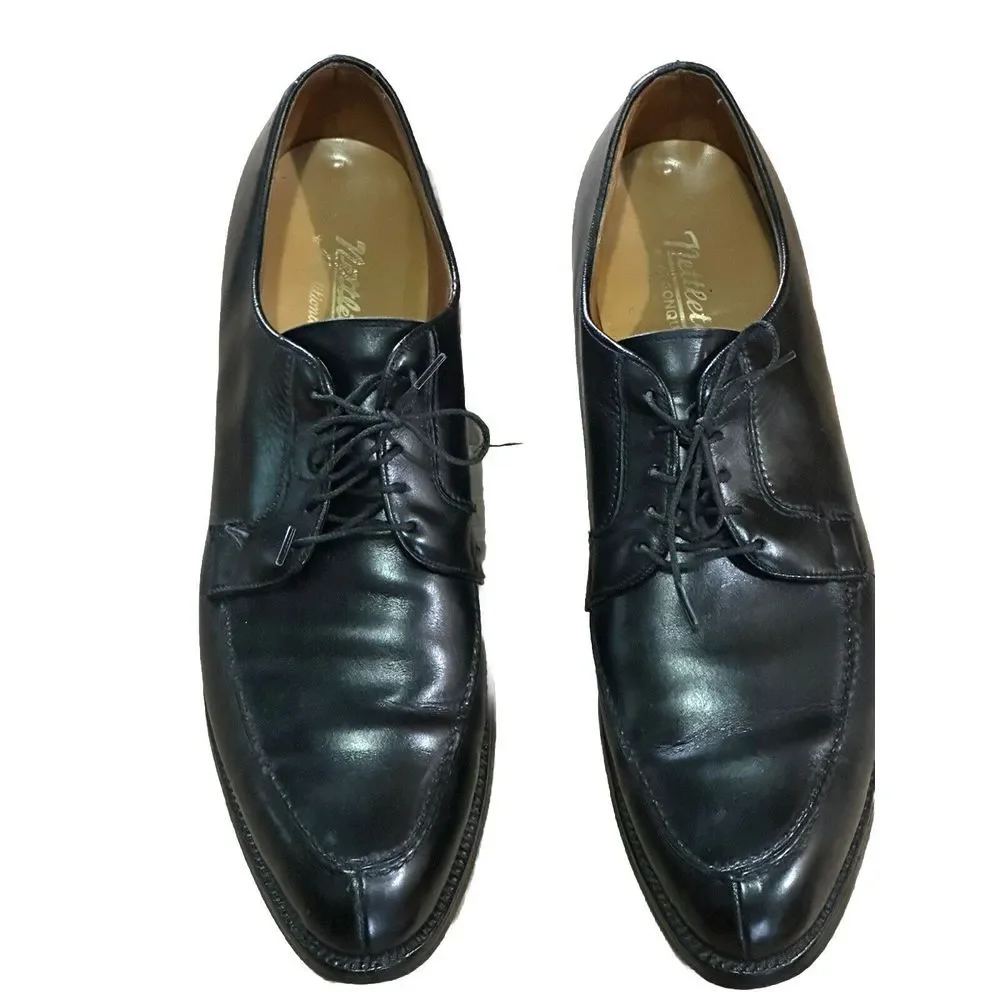 Nettleton Traditionals Algonquin‎ Black Split Toe Derby Dress Shoes 12